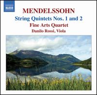 Mendelssohn: String Quintets Nos. 1 & 2 von Fine Arts Quartet