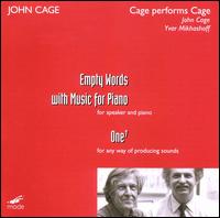 Cage Performs Cage: Empty Words with Music for Piano; One 7 von John Cage
