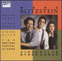 Marc Blitzstein: Zipperfly & Other Songs von Various Artists