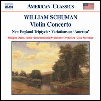William Schuman: Violin Concerto von José Serebrier