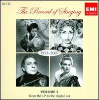 The Record of Singing, Vol. 5 von Various Artists