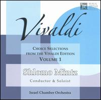 Vivaldi: Violin Concertos, Vol. 1 von Shlomo Mintz