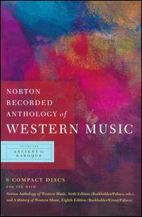 Norton Recorded Anthology of Western Music, Vol. 1: Ancient to Baroque von Various Artists