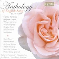 Anthology of English Song 1530-1790 von Various Artists