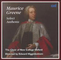 Maurice Greene: Select Anthems von Edward Higginbottom