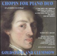 Chopin For Piano Duo von Goldstone & Clemmow Piano Duo