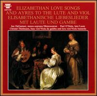 Elizabethan Love Songs and Ayres to the Lute and Viol von Jan DeGaetani