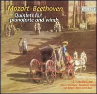 Mozart, Beethoven: Quintets for Pianoforte and Winds von Jan Vermeulen