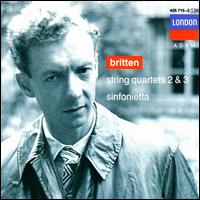 Britten: String Quartets Nos. 2 & 3; Sinfonietta von Amadeus Quartet