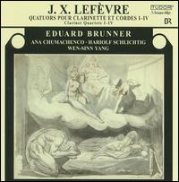 J.X. Lefèvre: Quatuors pour Clarinette et Cordes I-IV von Eduard Brunner