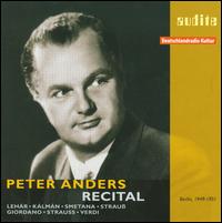 Peter Anders Recital von Peter Anders
