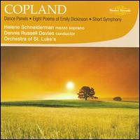 Copland: Dance Panels; Eight Poems of Emily Dickinson; Short Symphony von Dennis Russell Davies