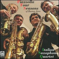 Piazzolla Four Seasons von Italian Saxophone Quartet