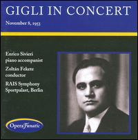 Gigli In Concert von Beniamino Gigli