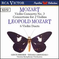Mozart: Violin Concerto No. 3; Concertone for 2 Violins; L. Mozart: 6 Violin Duets von Gidon Kremer