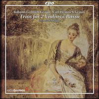 Johann Gottlieb Graun, Carl Heinrich Graun: Trios for 2 Violins & Basso von Les Amis de Philippe