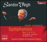 Schubert: Symphonien Nos. 5-9 (Box Set) von Sandor Végh