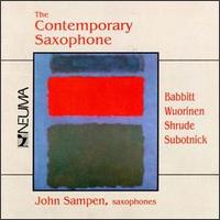 Contemporary Saxophone von John Sampen