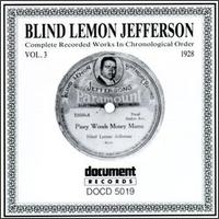 Complete Recorded Works, Vol. 3 (1928) von Blind Lemon Jefferson