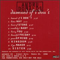 Damned If I Don't von Andru Donalds