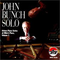 Solo, Vol. 1 von John Bunch