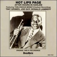 After Hours in Harlem von Hot Lips Page