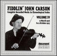 Complete Recorded Works, Vol. 4 von Fiddlin' John Carson