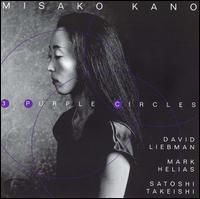3 Purple Circles von Misako Kano