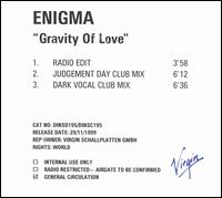 Gravity of Love [Germany] von Enigma