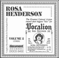 Complete Recorded Works, Vol. 2 (1924) von Rosa Henderson