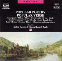 Popular Poetry Popular Verse von Anton Lesser