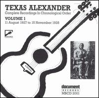 Texas Alexander, Vol. 1 (1927) von Alger "Texas" Alexander