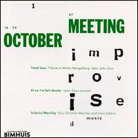 October Meeting 1987, Vol. 1 von Various Artists