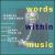 Words Within Music von Daniel Schnyder