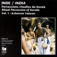 Music of India: Ritual Percussion Kerala, Vol. 1 von Various Artists