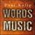 Words & Music von Paul Kelly