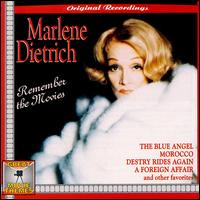 Remember the Movies von Marlene Dietrich