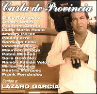 Carta de Provincia von Lazaro Garcia
