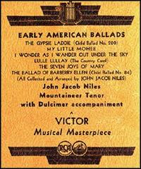 Early American Ballads von John Jacob Niles