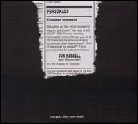 Personals/G-Spot [maxi-single] von Jon Hassell