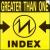 Index von Greater Than One