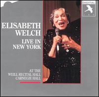Live in New York von Elisabeth Welch