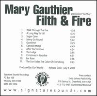 Filth & Fire von Mary Gauthier