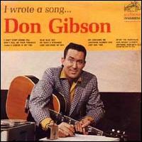 I Wrote a Song... von Don Gibson