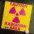 Caution Radiation Area von Area