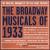 Broadway Musicals of 1933 von Original Cast Recording