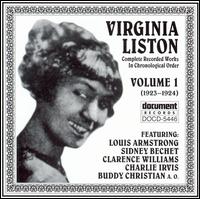 Virginia Liston, Vol. 1: 1923-1924 von Virginia Liston