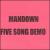 5 Song Demo von Mandown