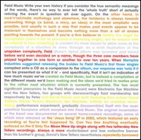 Write Your Own History von Field Music