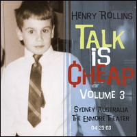 Talk Is Cheap, Vol. 3 von Henry Rollins